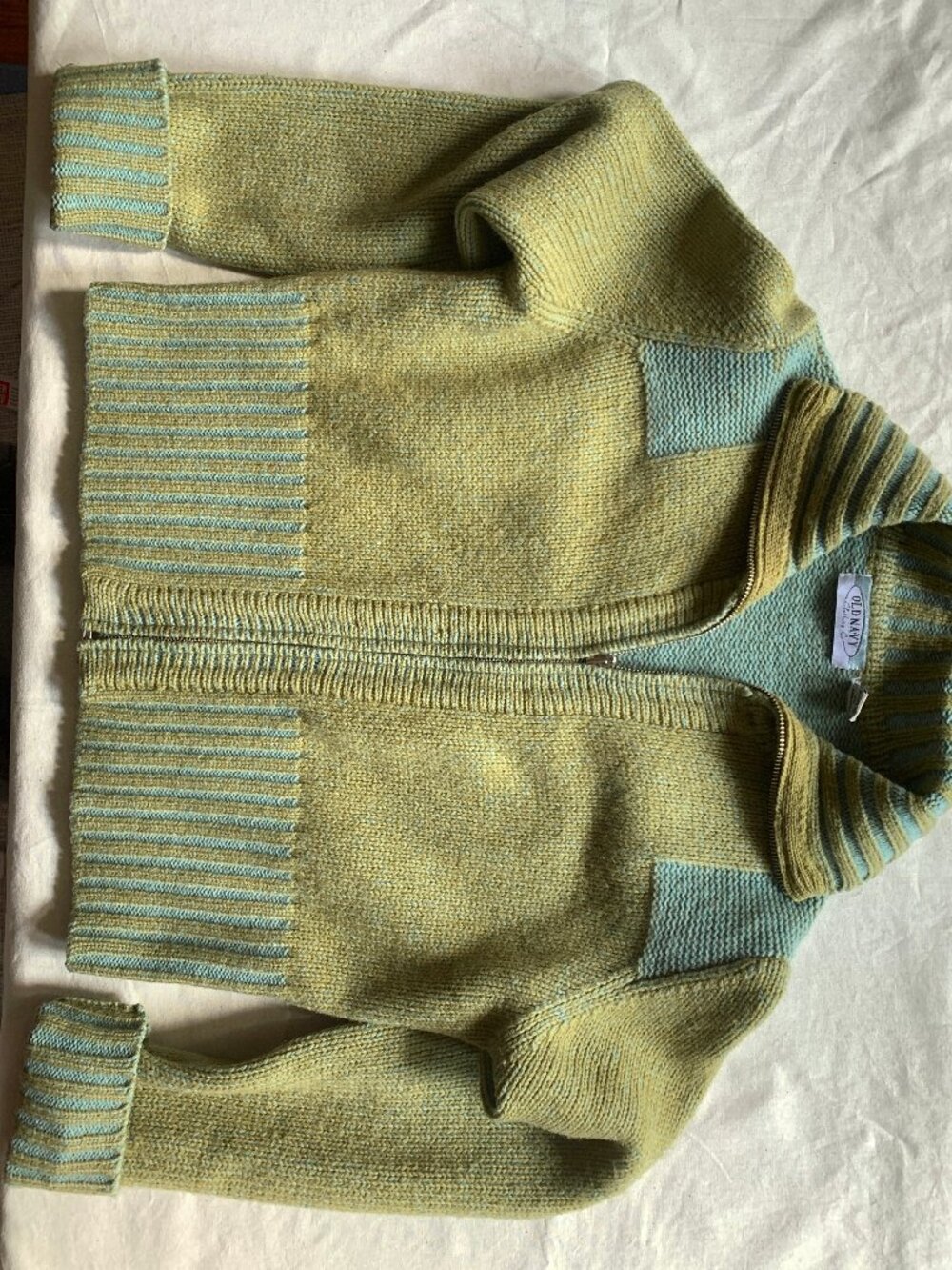 Vintage Old Navy Green Wool cropped sweater